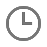 Symbol Uhr für die Zeiterfassung mit GisboTimer